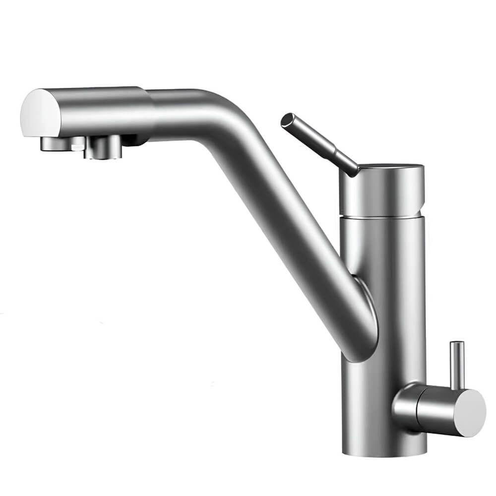 3-Wege-Wasserhahn Edelstahl Classic