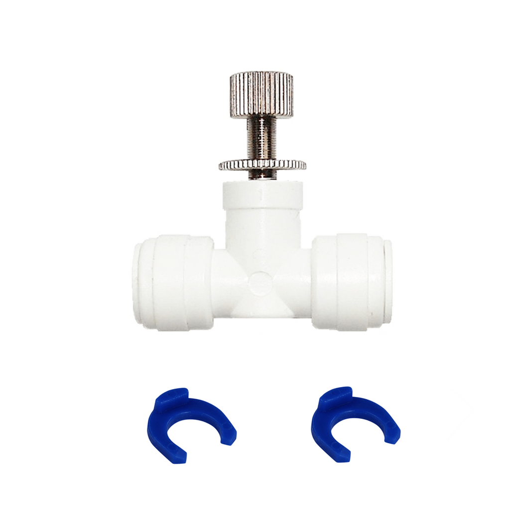 Stellventil gerade 1/4" x 1/4"