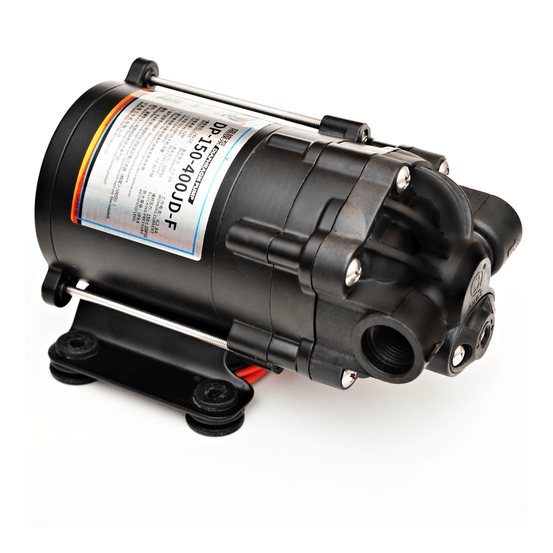 Booster Pumpe 24V 3,2A 400 GPD Brushless 12h wasser-shop24 Booster Pumpe 24V 3,2A 400 GPD Brushless 12h wasser-shop24