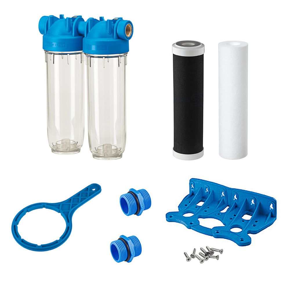 Atlas Filtri DP 10 zoll Duo Wasserfilter-Set 3/4 zoll