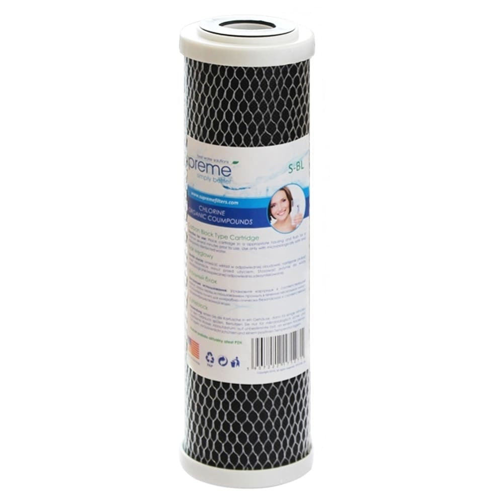 Supreme Aktivkohleblockfilter 10 zoll 5 mic