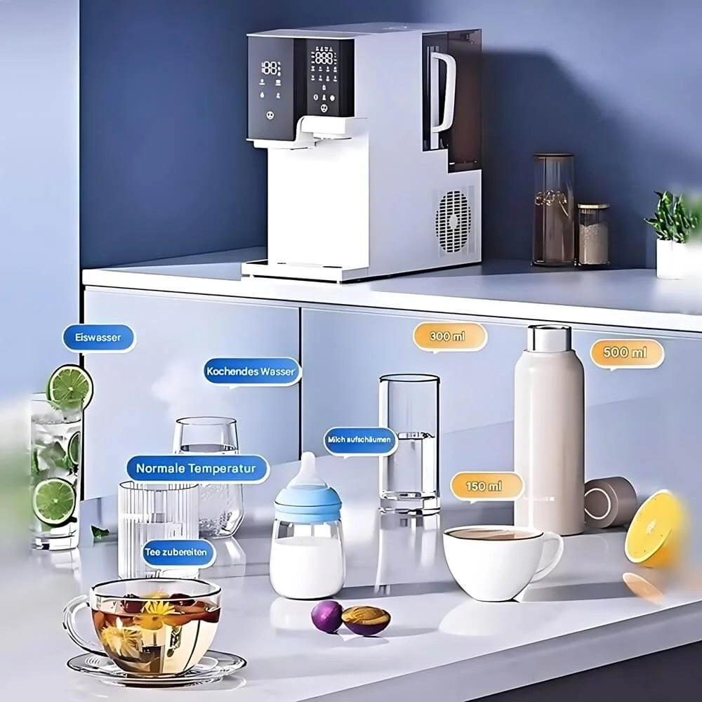 Auftisch Osmoseanlage 4-in-1 – Heiß, Kalt & Eis