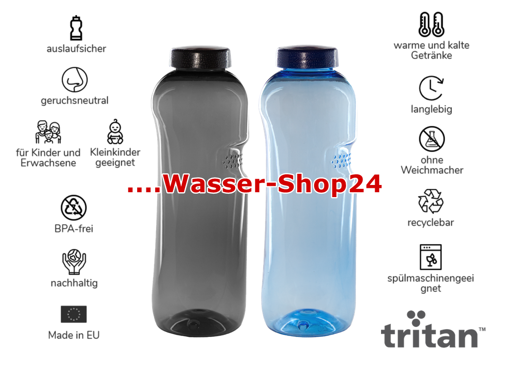 Kavodrink Tritan Trinkflaschen Eigenschaften - Wasser-Shop24