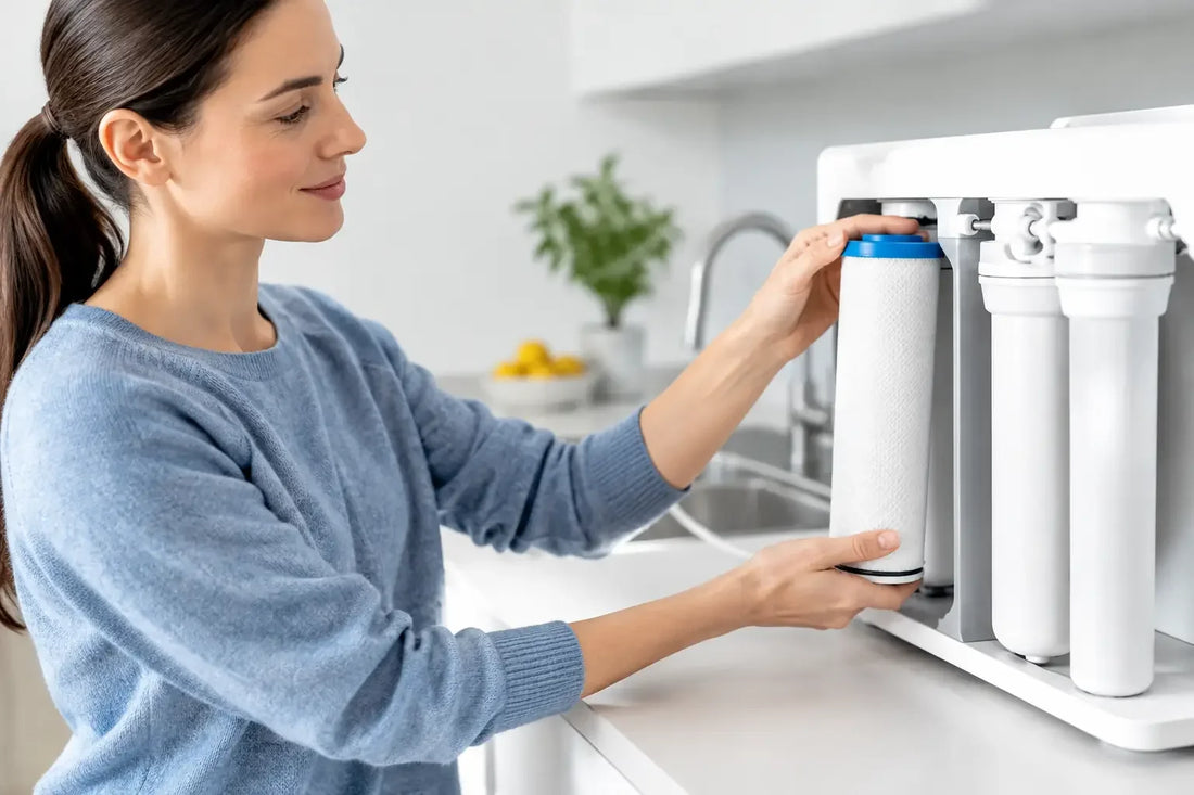 Wasserfilterpatrone ohne Werkzeug wechseln
