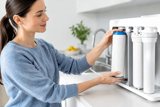 Wasserfilterpatrone ohne Werkzeug wechseln