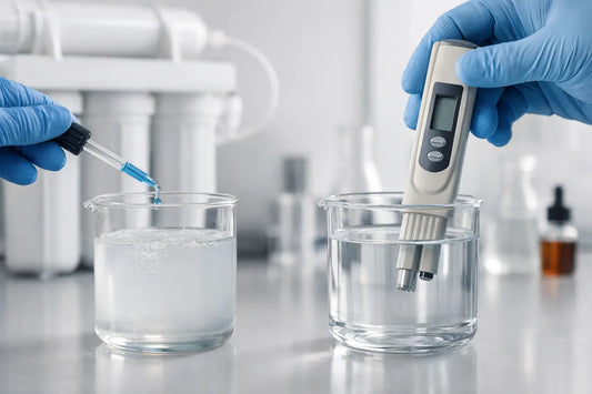 Wasserqualität vor und nach der Osmose prüfen