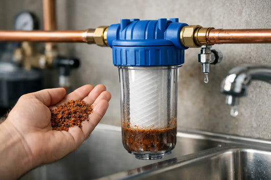 Hauswasserfilter gegen Rostpartikel wählen