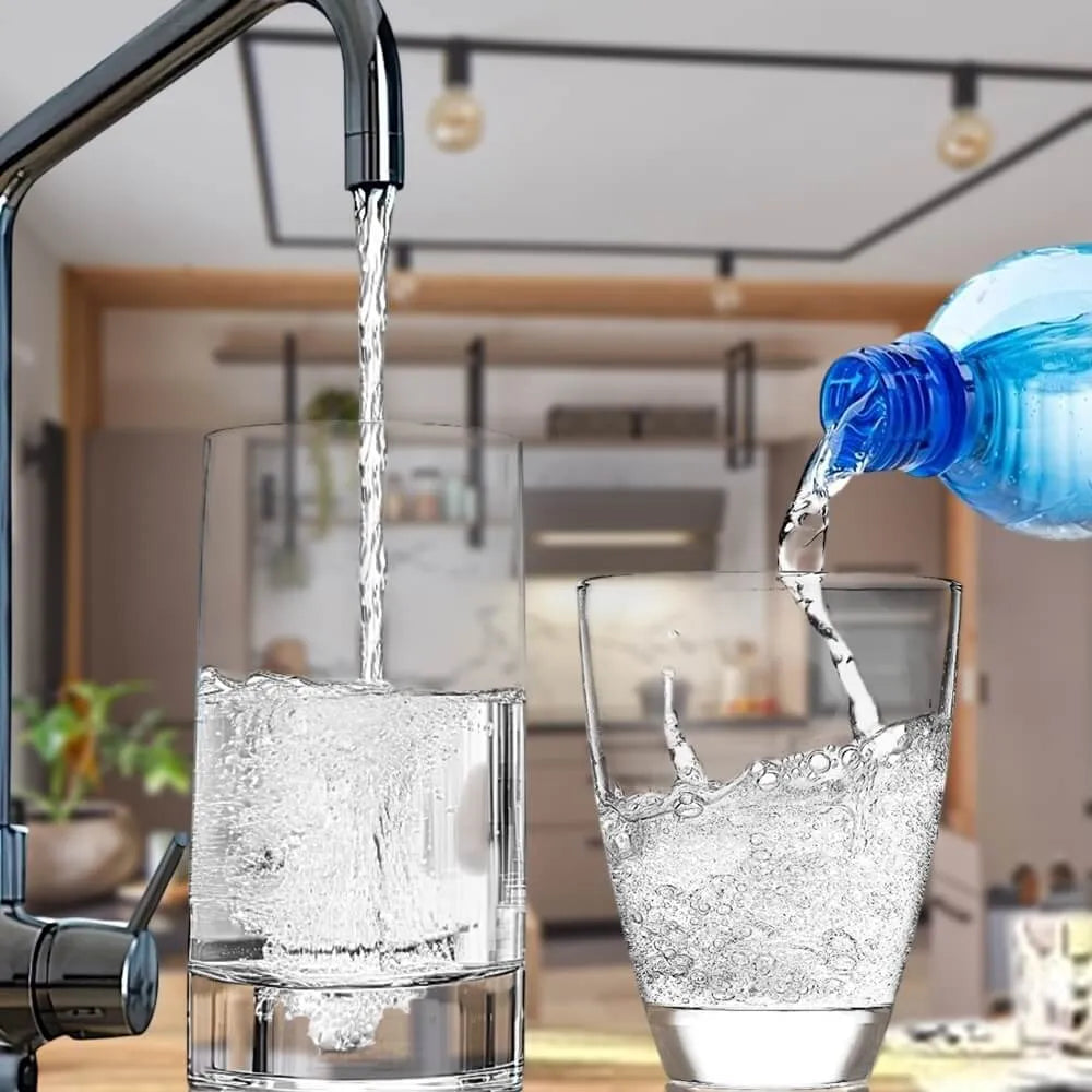 Leitungswasser vs. Mineralwasser