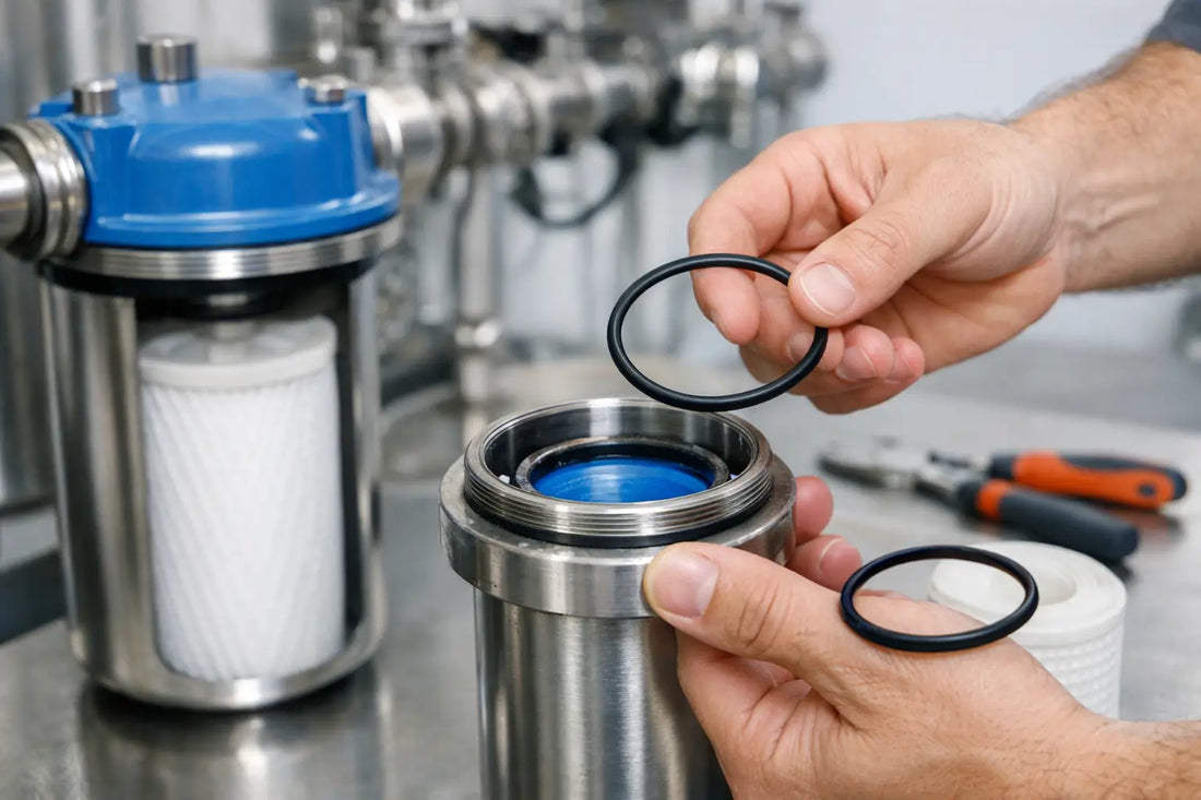 Filtergehäuse O-Ring fachgerecht tauschen