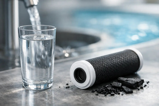 Aktivkohlefilter gegen Chlorgeruch im Wasser