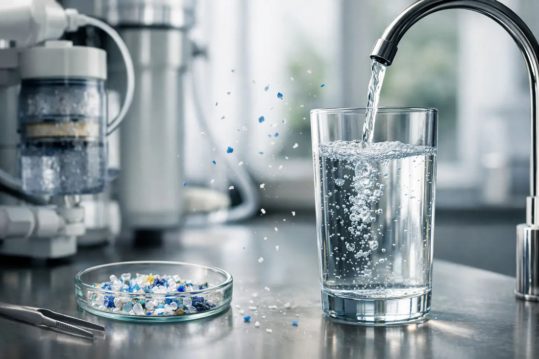 Mikroplastik aus Trinkwasser filtern