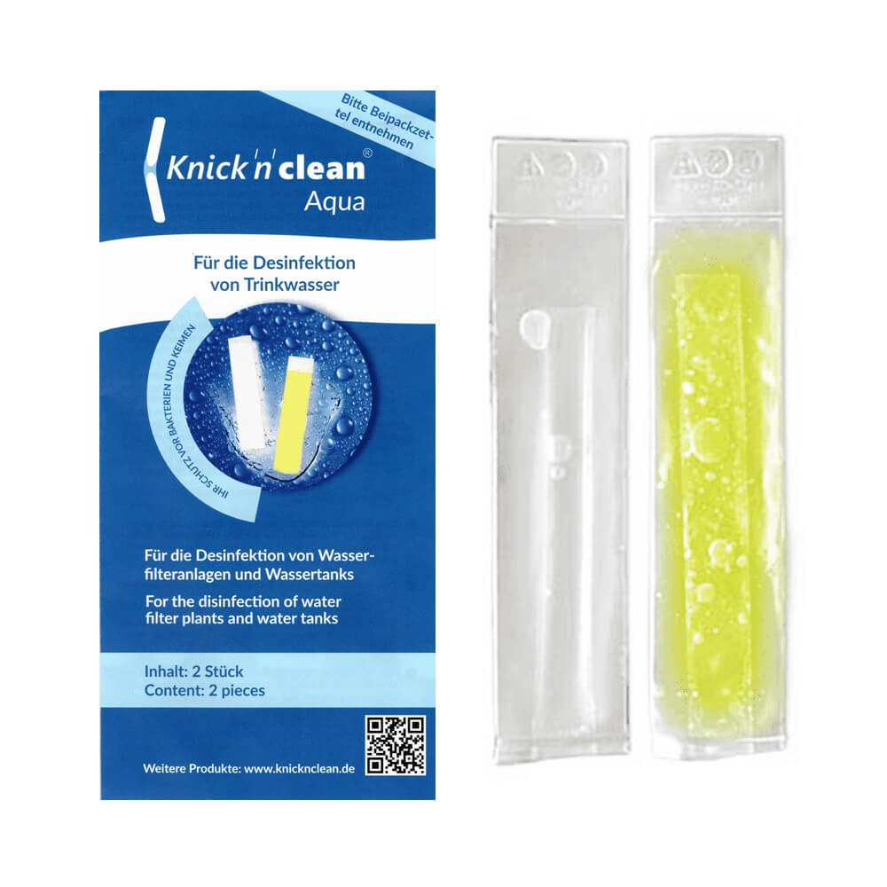knick'n'clean Desinfektion für Umkehrosmoseanlagen und Wasserfilter