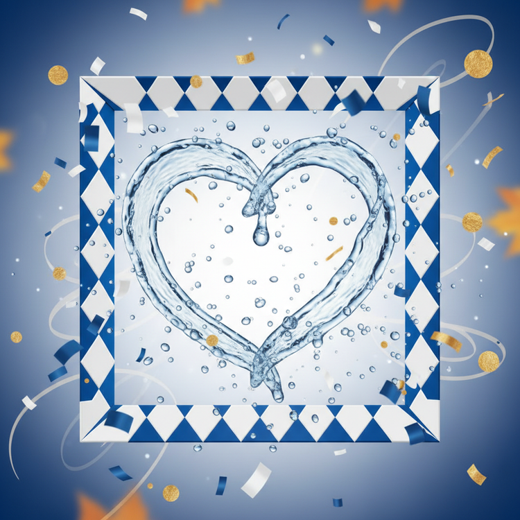 Kreatives Titelbild für die Oktoberfest-Wasserwochen