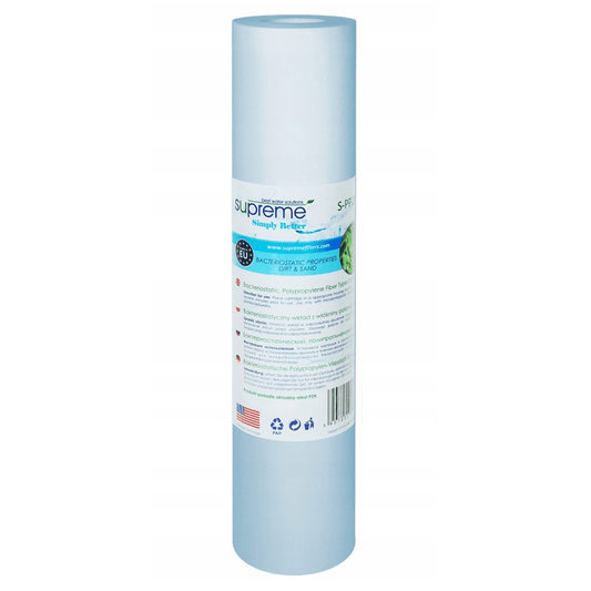 Supreme Bacteriostatic Sedimentfilter 10" 5µm