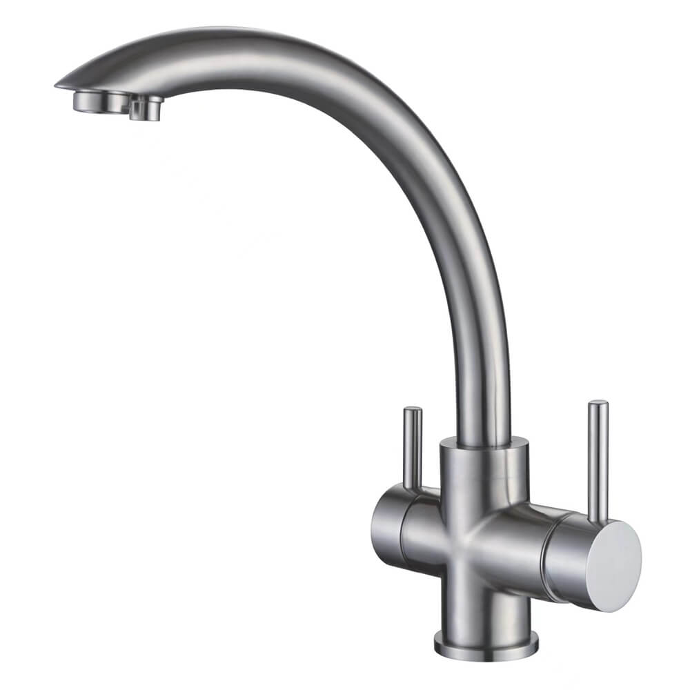 3-Wege-Wasserhahn Edelstahl Sierra