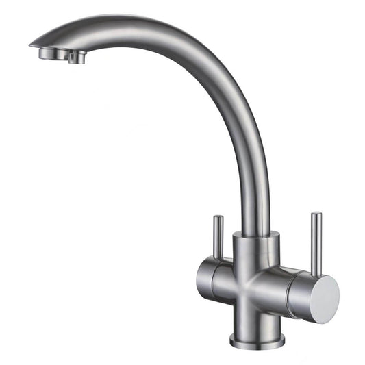 3-Wege-Wasserhahn Edelstahl Sierra