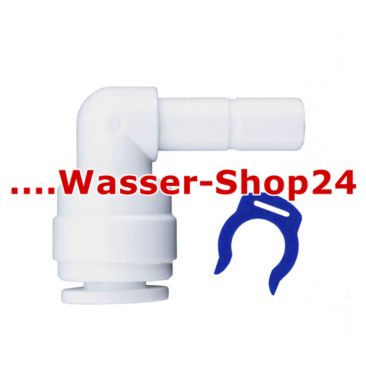 Winkel 90° Plug-In Stem 1/4" x 1/4"