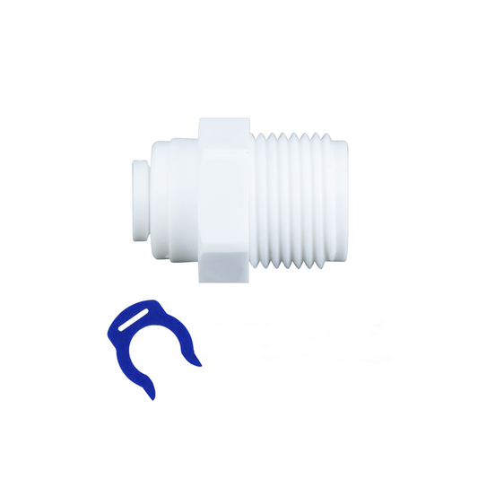 Einschraubverbinder gerade 3/8" AG x 1/4"