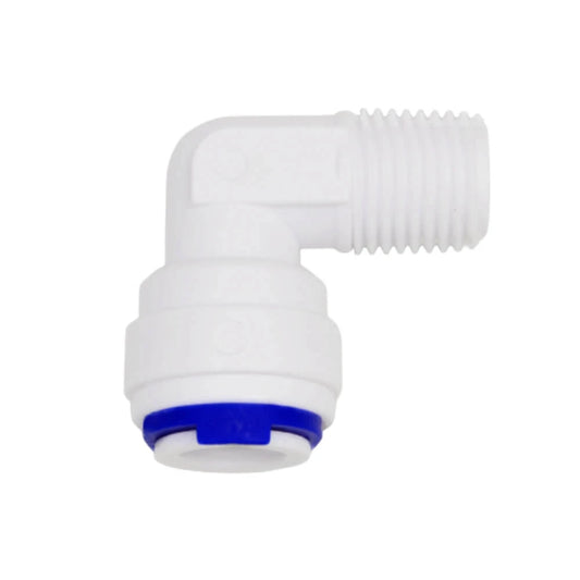 Winkel Verbinder 3/8" Außengewinde x 3/8" Schlauchanschluss - für Booster Pumpe