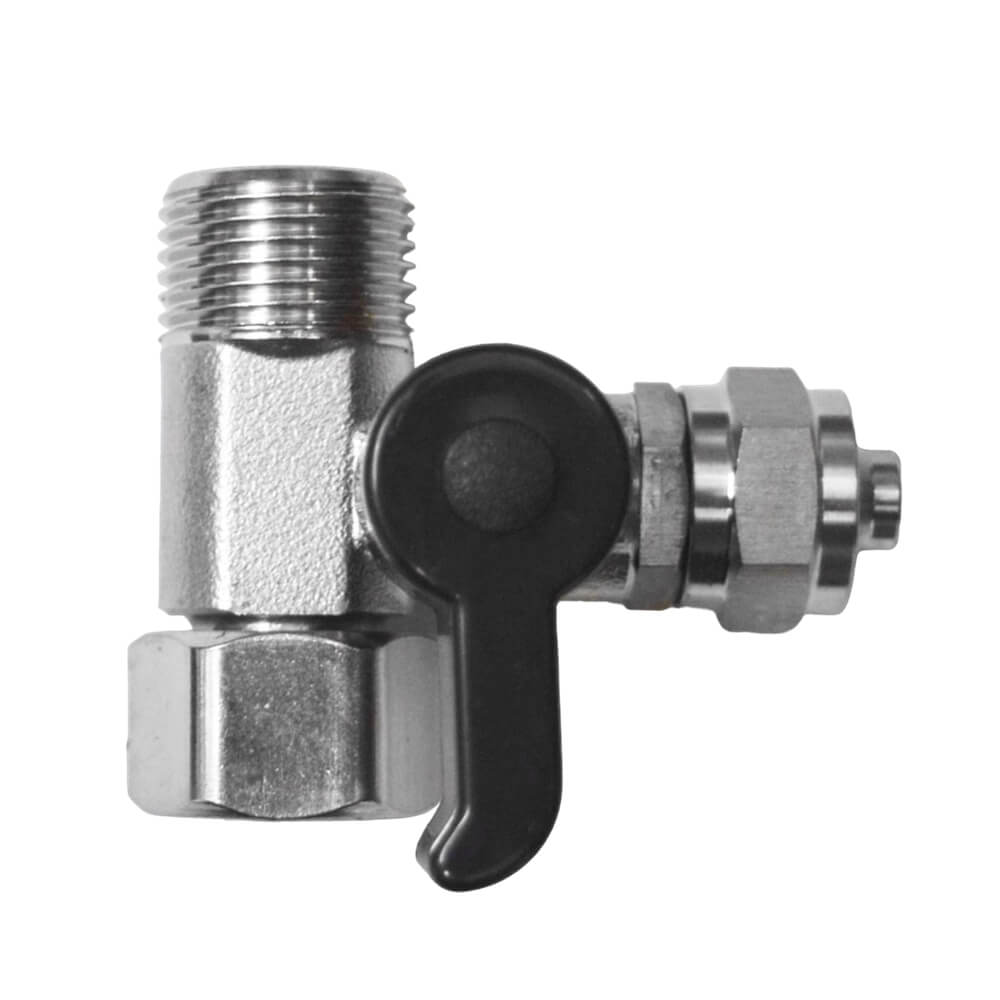 Eckventilanschluss 3/8" IG x 3/8" AG x 3/8"
