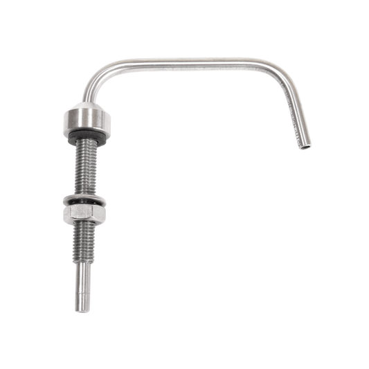 Freier Abwasserauslauf Edelstahl Premium