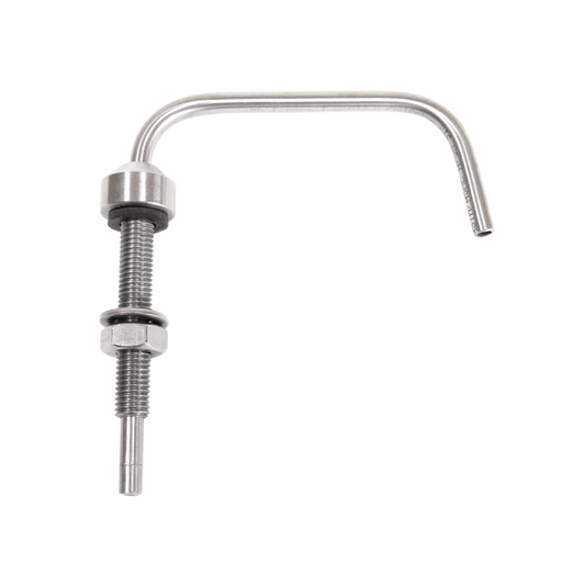 Freier Abwasserauslauf Edelstahl Premium