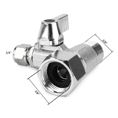 Eckventilanschluss 3/8" IG x 3/8" AG x 3/8"