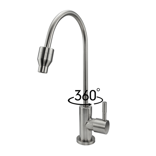 Wasserhahn Edelstahl mit Wirbler