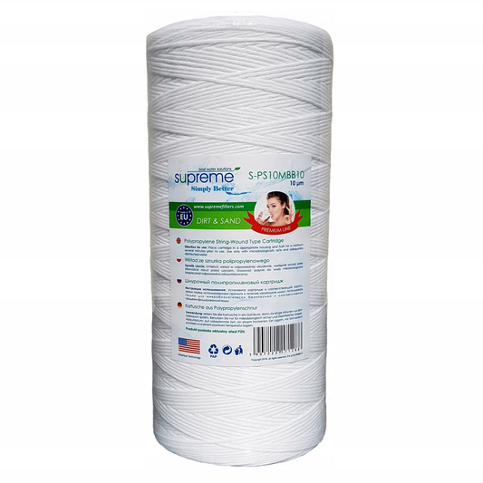 Supreme Big Blue Sedimentfilter 10" 10µm