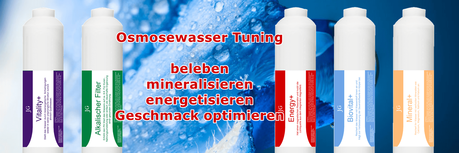 Osmosewasser mineralisieren & energetisieren – Mineralfilter für besseren Geschmack und mehr Vitalität