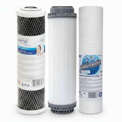 Vorfilterset Aquafilter FCCA GAC Granulatfilter + Supreme CTO Crbonblock